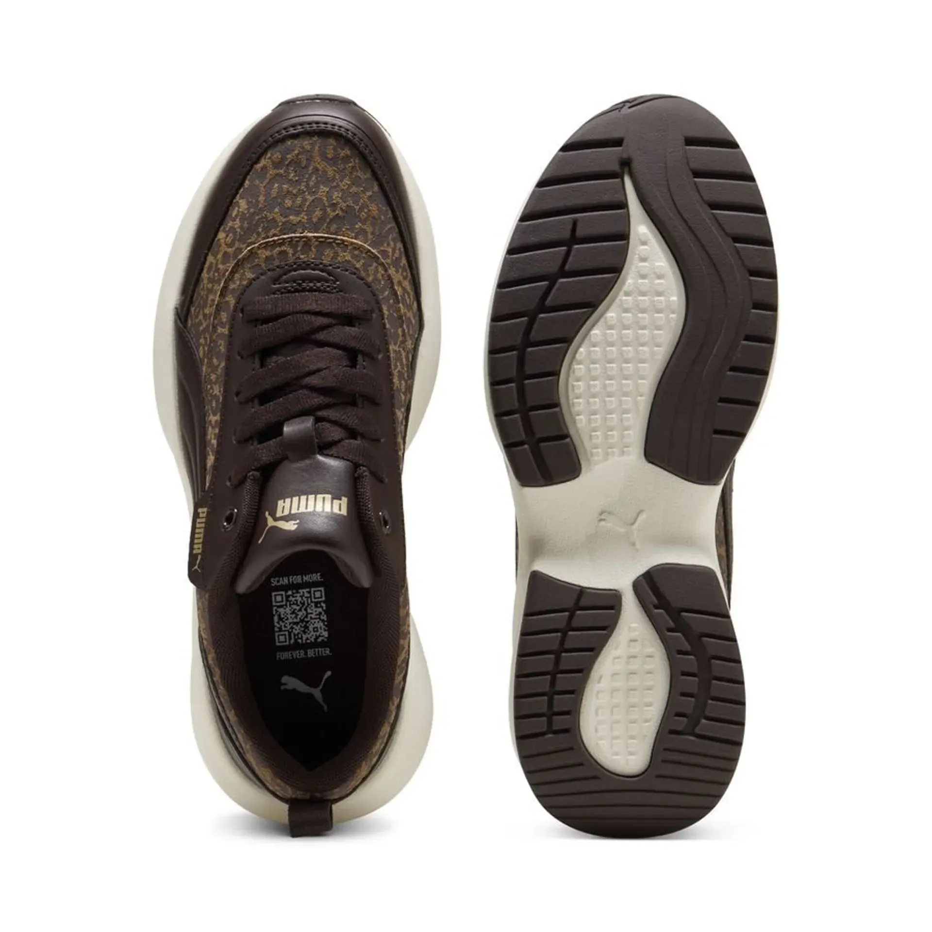 PUMA CILIA 2 MODE FELINE 408225 02 SOFT TAUPE/CHOCOLATE FONDUE