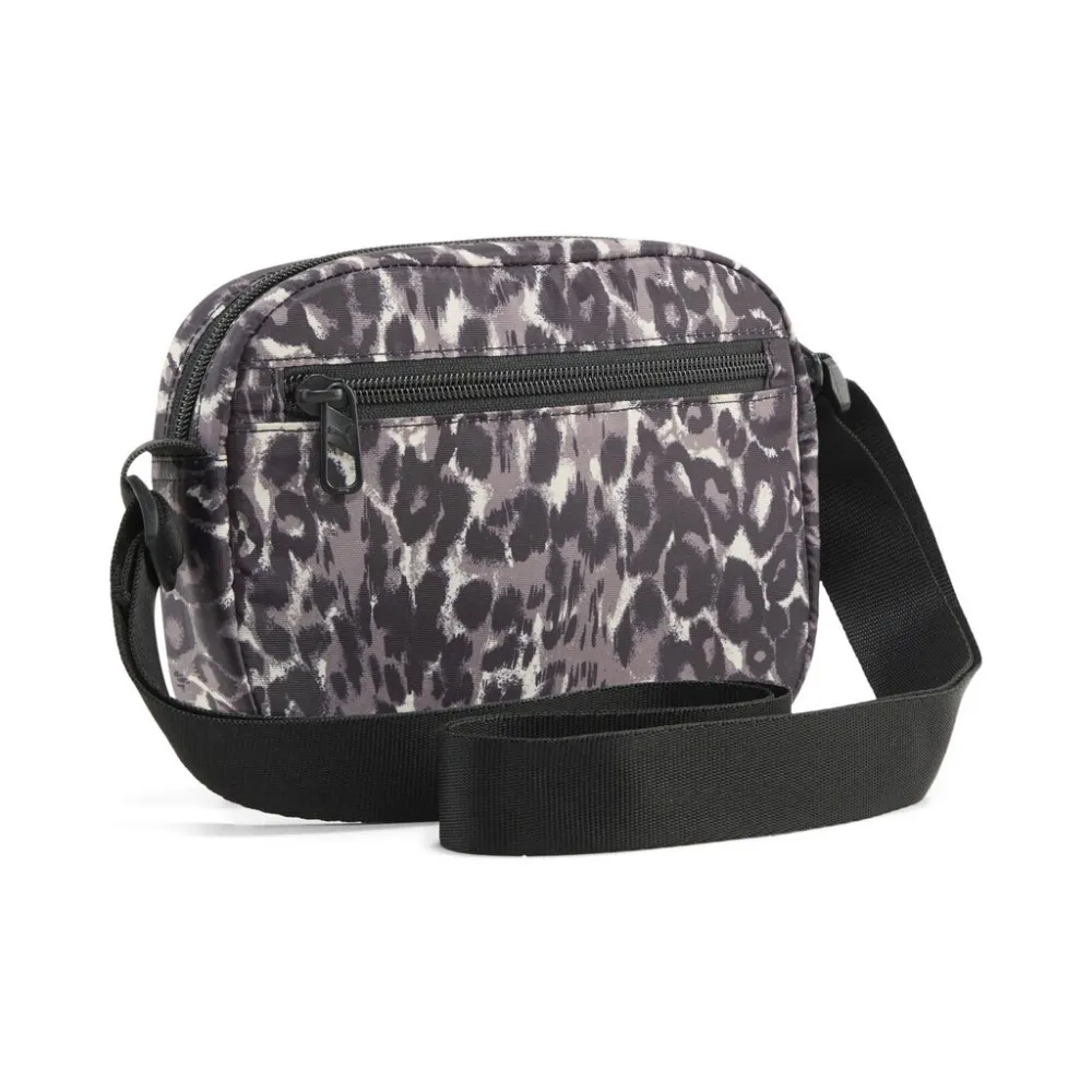 PUMA POP CROSSBODY BAG 91338 11 BLACK/LEOPARD