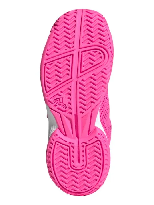 ADIDAS COURTFLASH TENNIS KIDS JR4428 LUCID PINK/CLOUD WHITE