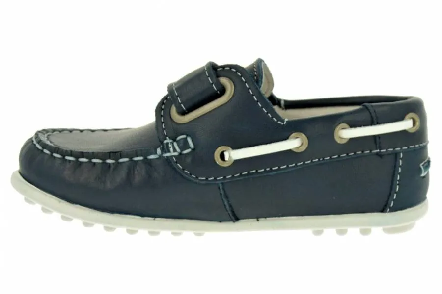 GARVALIN BOYS MOCCASINS  MARINO BLUE 162350-A