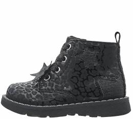 CHICCO ANKLE BOOT FILIPPA  700300-870 BLACK PRINTED PATENT PU