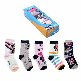DISNEY MINNIE MOUSE AND FRIENDS 7415  PACK OF 5 SOCKS