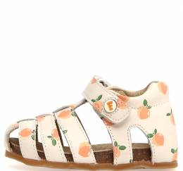 FALCOTTO ALBY CALF SANDAL GIRLS FIRST STEPS 1500736990N02 APRICOT MILK