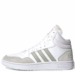 ADIDAS HOOPS 3.0 MID LIFESTYLE BASKETBALL CLASSIC HP7940 FTWWHT/GREONE