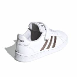 ADIDAS GRAND COURT C PS WHITE/GOLD EF0107