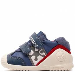 BIOMECANICS SNEAKER CASUAL FIRST STEPS 242132-A PETROL/WHITE/RED