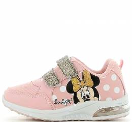MINNIE MOUSE SNEAKERS GIRLS  LIGHTS DM009465  PINK/SILVER