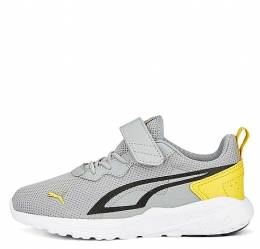 PUMA ALL-DAY ACTIVE AC+PS KIDS 387387 09 MID GRAY/BLACK/YEIIOW