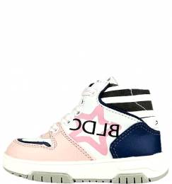 BALDUCCI SNEAKERS CASUAL GIRLS BS4682 WHITE/PINK/BLACK