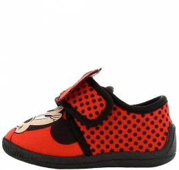 MINNIE MOUSE SLIPPERS MN008153 RED/BLACK