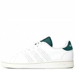 AADIDAS ADVANTAGE SNEAKERS SHOES  IF6096 WHITE/COLLEGIATE GREEN
