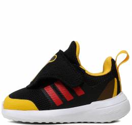 ADIDAS FORTARUN X IG7166  DISNEY MICKEY MOUSE SHOES KIDS CORE BLACK/BETTER SCARLET