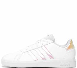 ADIDAS GRAND COURT LIFESTYLE SNEAKERS TENNIS SHOES GY2326 CLOUD WHITE/IRIDESCENT/WHITE