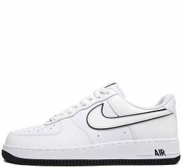 NIKE AIR FORCE 1 '07 LOW SNEAKERS DV0788-103 WHITE/BLACK OUTLINE